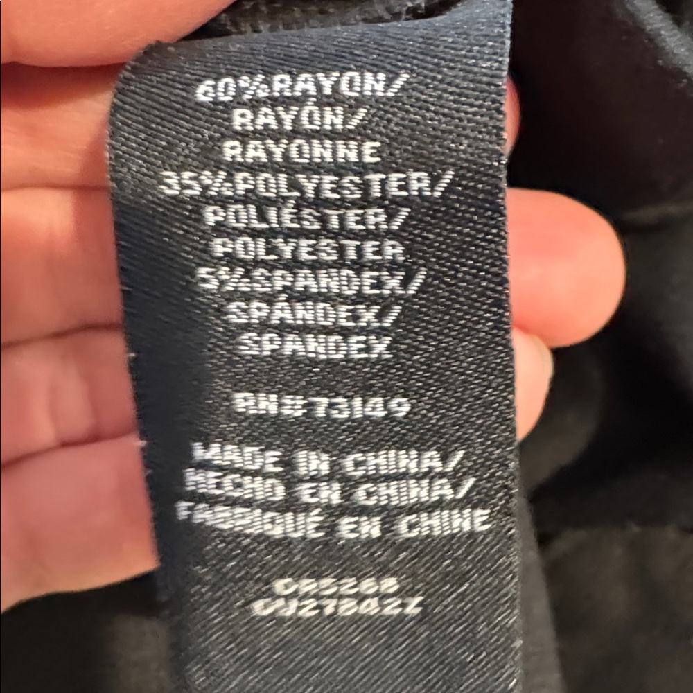 Black Dictionary Cargo Pants View 5
